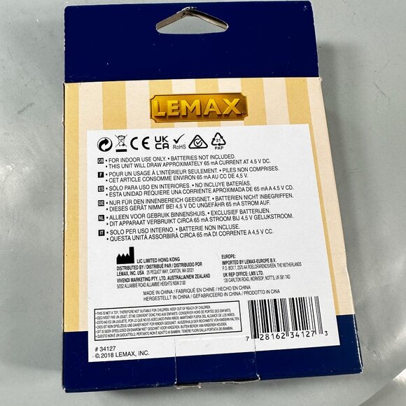 Lemax Village Lights Battery 20 Super Bright Multi Color Flashing Light String - Picture 8 of 14